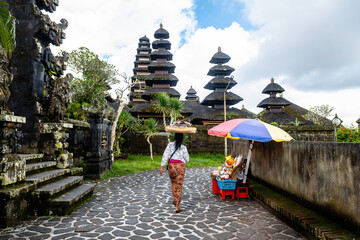 views of ubud market in bali, indonesia