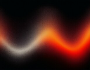 hyber realistic photo of color gradient grainy background red orange white illuminated spots on black noise texture effect copy space for text