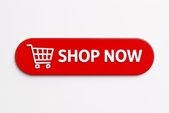 Shop now button with shopping cart icon