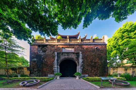 Hoang Dieu Gate at the Imperial Citadel of Thang Long, Hanoi