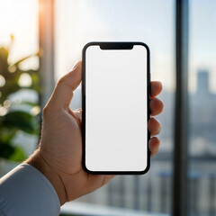 An image of a Hands holding a Phone