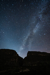 Milky Way Rising over Santa Elena Canyon, Big Bend National Park