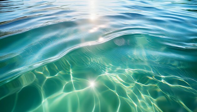 soft water ripples and gentle light reflections create a tranquil wellness themed background in calming pastel green and blue tones for relaxation and mindfulness