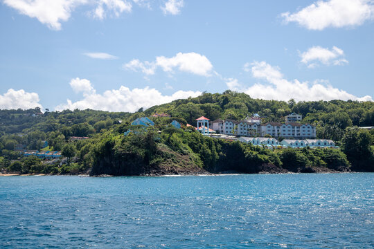 St. Lucia coastal resort