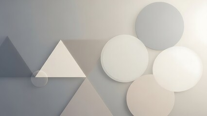 Geometric shapes in monochrome