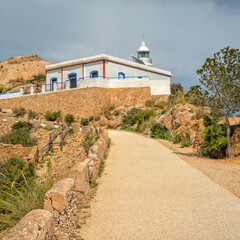 Albir, Spain. Lighthouse del Albir. Benidorm resort	