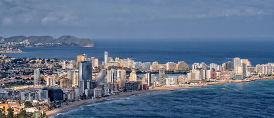 Calp, Alicante. Spain. Spanish Beach Resort. Travel and tourism in the paradise Spanish cities