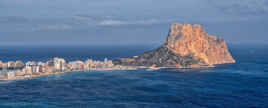 Calp, Alicante. Spain. Spanish Beach Resort. Travel and tourism in the paradise Spanish cities