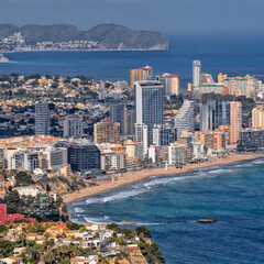 Calp, Alicante. Spain. Spanish Beach Resort. Travel and tourism in the paradise Spanish cities