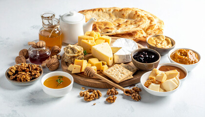 Family Style Turkish Breakfast Table