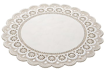 Round White Lace Paper Doily