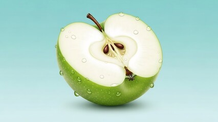 青リンゴが綺麗に輝く