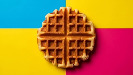 美味しそうなワッフルが輝く