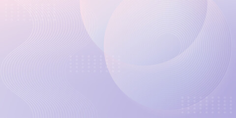 Abstract purple gradient background with circular line and halftone texture