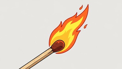 炎が美しく燃え盛る