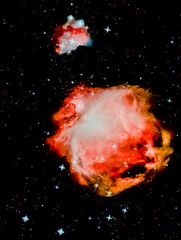 wielka mgławica w orionie m42 © Tadeusz