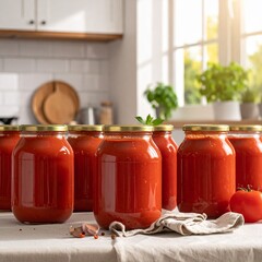 Eingekochte Tomatensosse