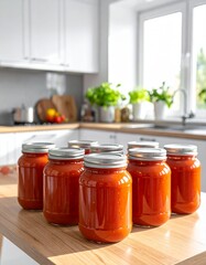 Eingekochte Tomatensosse