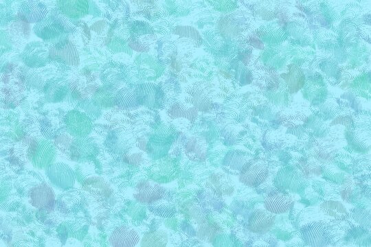 Soft blue abstract background with fingerprint-like brush pattern.