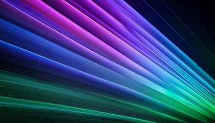 Gradient Blinds With Purple Blue And Green Illumination Creating A Dynamic Abstract Background Effect