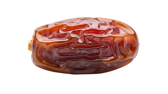 Single Date Fruit CloseUp transparent background