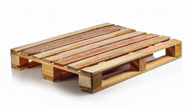 Pallet A Cen Euro Pallet On White Backgound