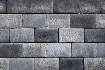 grey textured brick wall abstract background