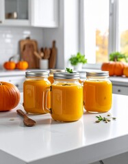 Eingekochte K&uuml;rbissuppe