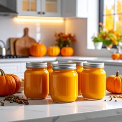 Eingekochte K&uuml;rbissuppe