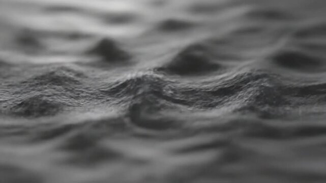 Rippled Surface: An abstract monochrome image captures the subtle undulations and textures of a rippled surface. The play of light and shadow create a sense of depth and mystery.