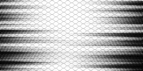 Curved net pattern. Seamless design for sportswear or equipment like soccer goals, volleyball nets, basketball hoops, hockey nets, and athletic gear © isma