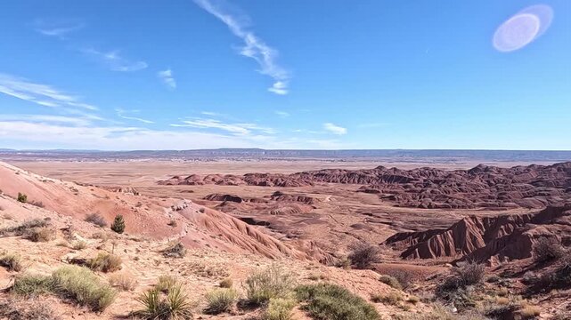 This is a scenic overlook within the Canyon de Chelly National Monument.