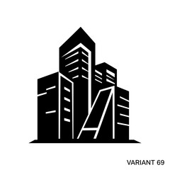 Modern City Skyline Silhouette Illustration 1.