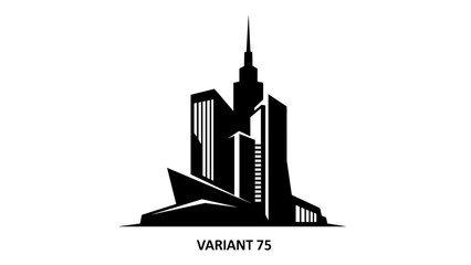 Modern City Skyline Silhouette Vector Illustration 5.