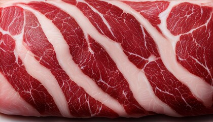 Marble Meat Beef Steak Texture Close Up Background