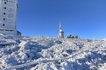 Winter auf dem Brocken im Harz