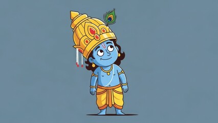 Young lord holding a mace