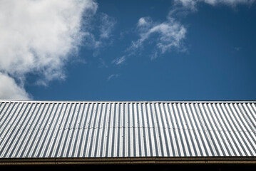 Tin roof, Hobart, Tasmania, Australia