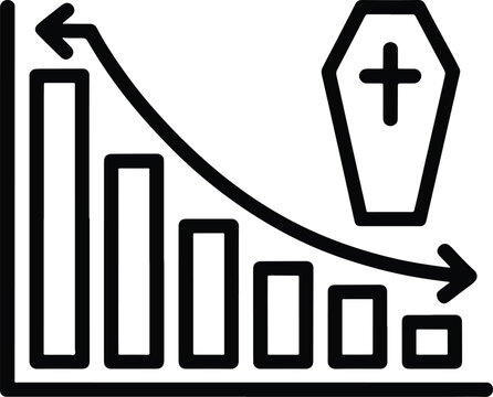 Decline in Mortality Rate and Coffin Symbol