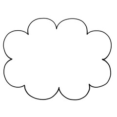 フキダシの線画