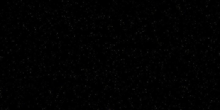 Abstract animation loop glow gold stars dust particles moving on black background. 4K 3D seamless looping gold bokeh particles dust fly in the air.