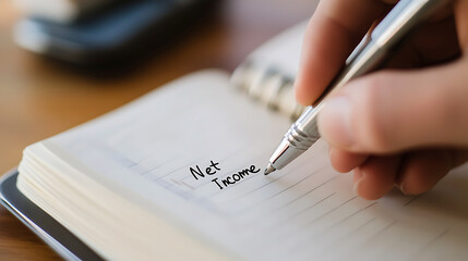 Focus on financial growth, manage your net income efficiently to achieve success. Plan, track expenses and aim for profitability! It's key for financial stability.