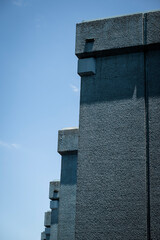Brutalist building, Pyrmont, Sydney, NSW, Australia