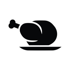 Chicken, farm, grilled icon