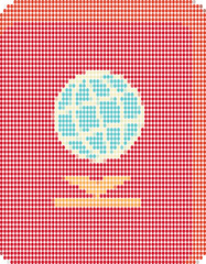 Simple Red Pixel Heart Design