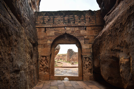 Badami fort entrance, Badami Karnataka 