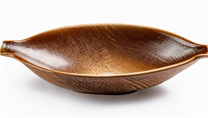 Textured Oval Ceramic Vase Isolated On Transparent Background