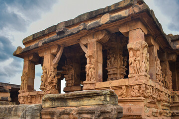 Obraz premium Sculptural of Durga temple Aihole, Karnataka 