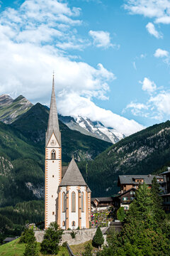 Grossglockner highest mountain in Austria