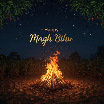 Magh Bihu celebrates Assam&rsquo;s harvest with feasts, bonfires and gratitude to nature, welcoming prosperity and togetherness.